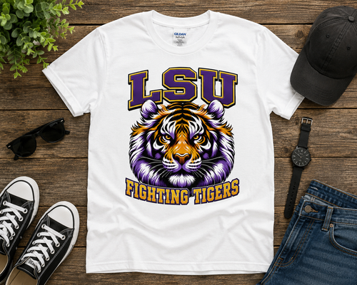 LSU Tigers Football Graphic