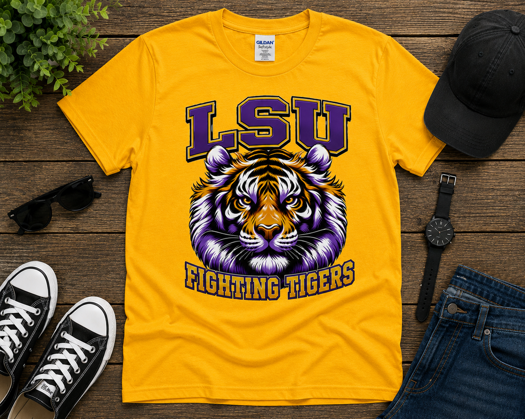 LSU Tigers Football Graphic