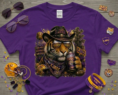 LSU Tigers Football Graphic Tee