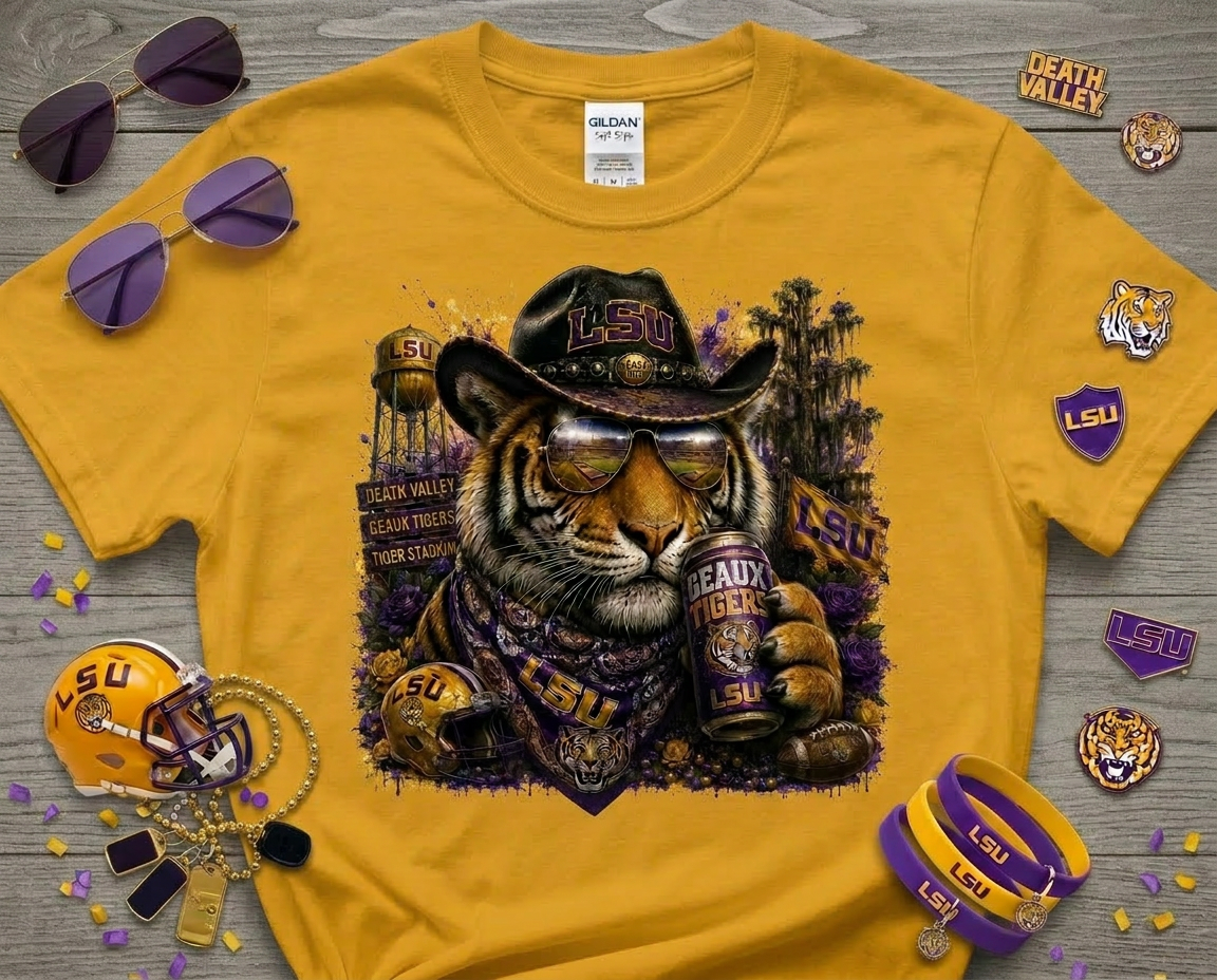 LSU Tigers Football Graphic Tee