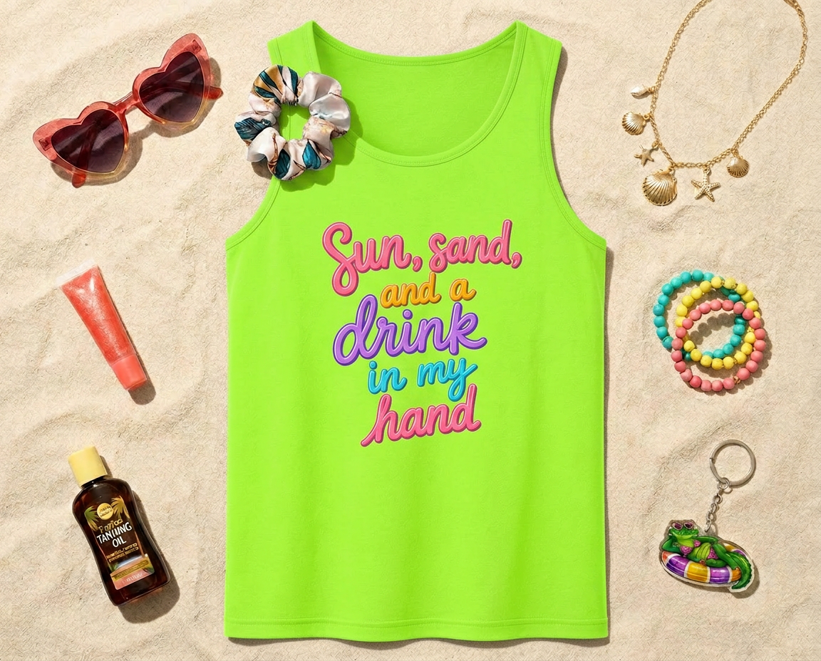 Sun, Sand and a Drink in My Hand