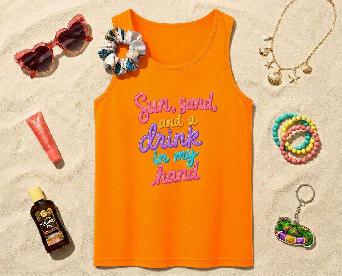 Sun, Sand and a Drink in My Hand