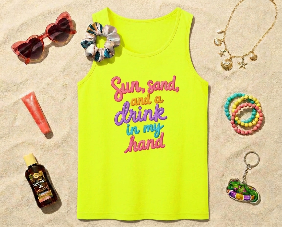 Sun, Sand and a Drink in My Hand