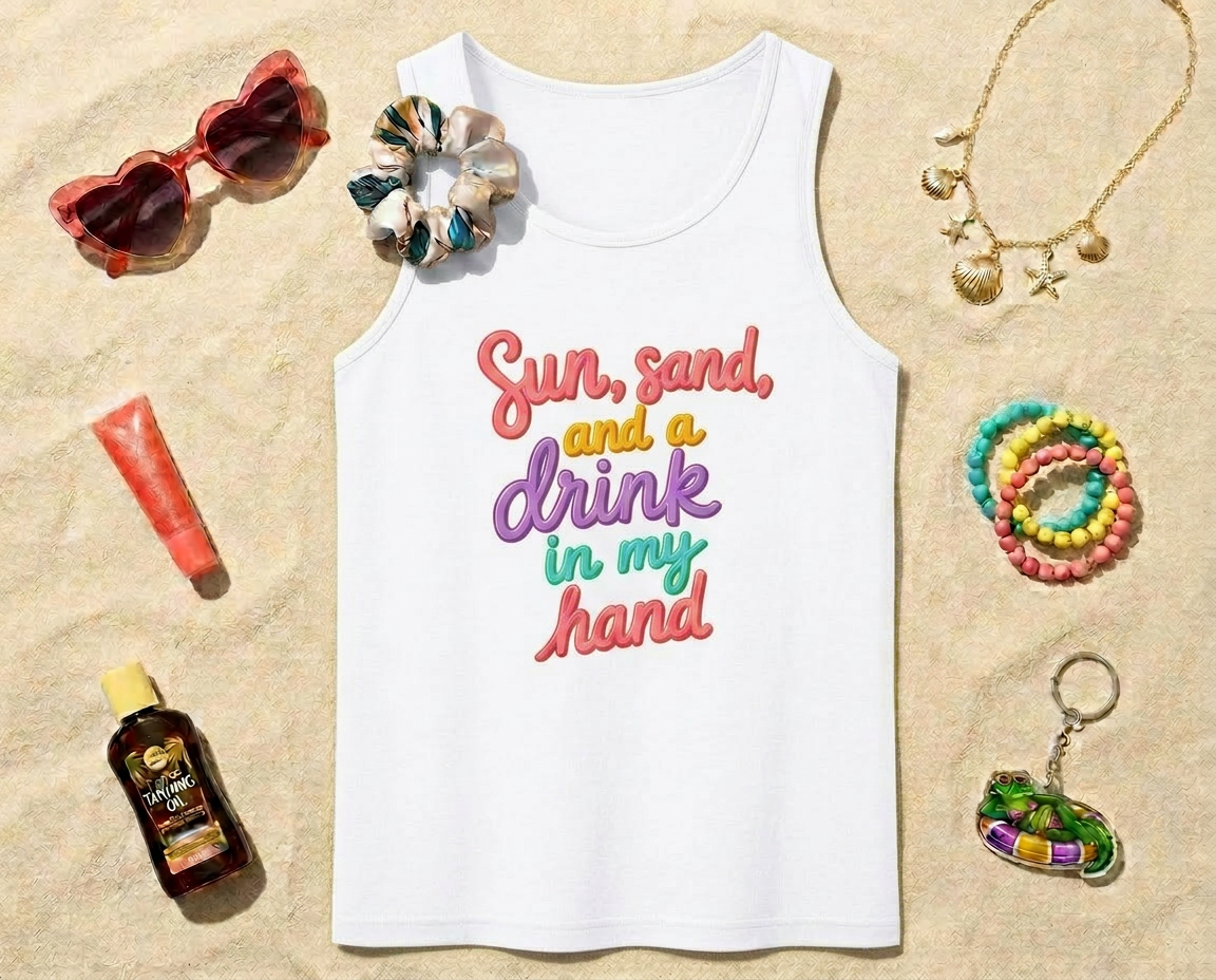 Sun, Sand and a Drink in My Hand