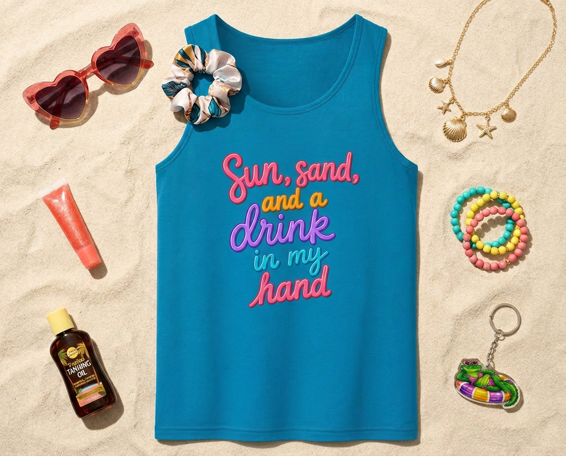 Sun, Sand and a Drink in My Hand